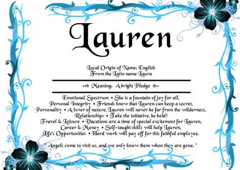 names that are similar to lauren